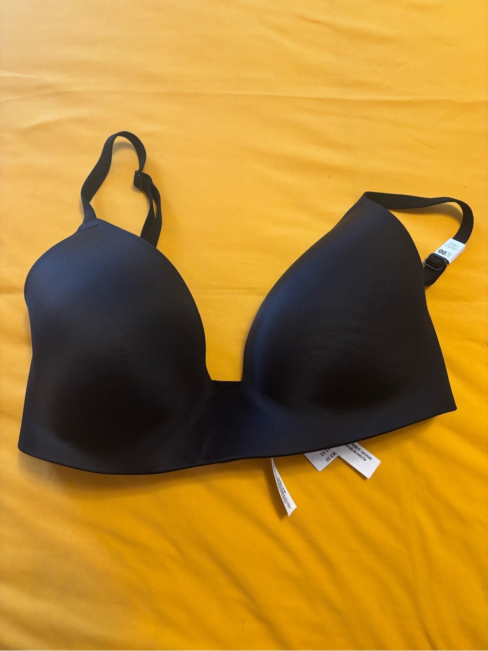 PINK Victoria's Secret Smooth Black T-Shirt Bra
